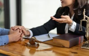 client-meets-with-clergy-sexual-abuse lawyer